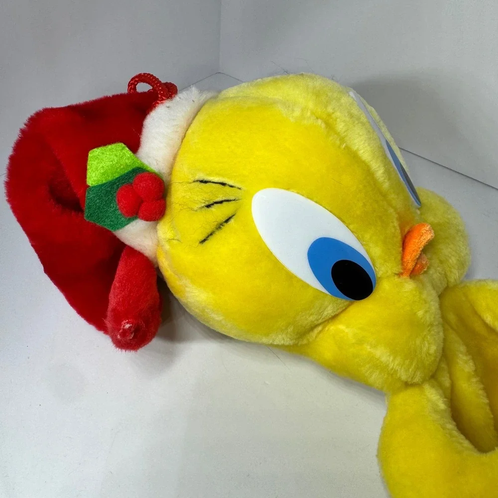 Vintage 1991 Looney Tunes Tweety Bird Plush Christmas Stocking Warner Bros 25